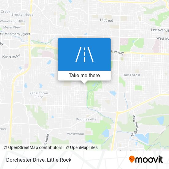 Dorchester Drive map