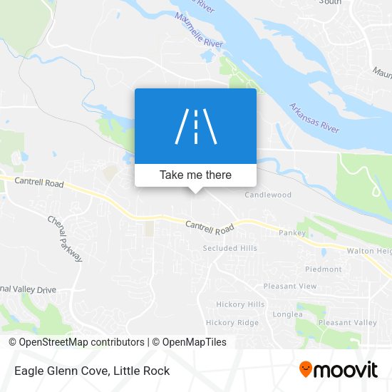 Mapa de Eagle Glenn Cove