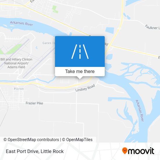 East Port Drive map