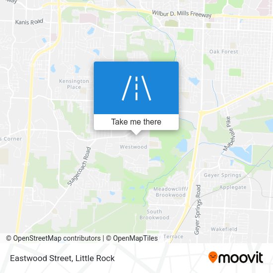 Mapa de Eastwood Street