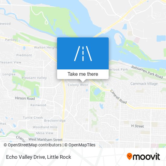 Echo Valley Drive map