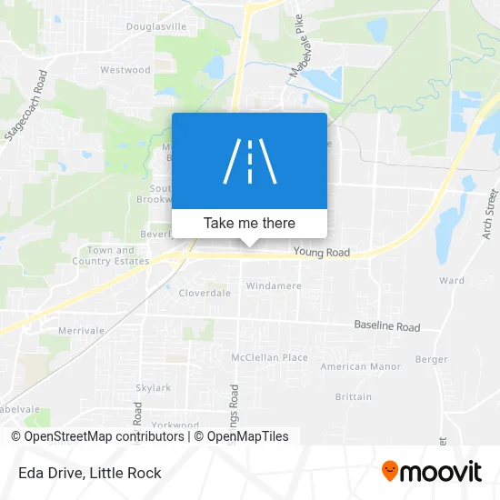 Eda Drive map