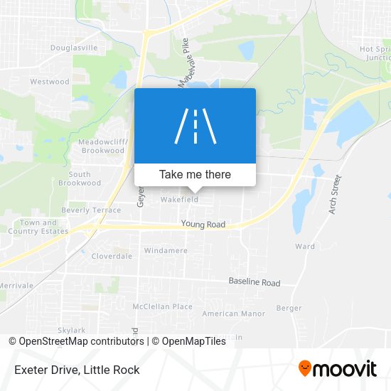 Mapa de Exeter Drive