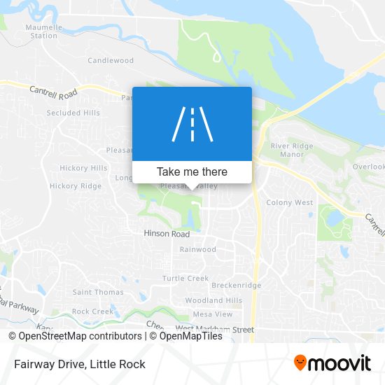 Mapa de Fairway Drive