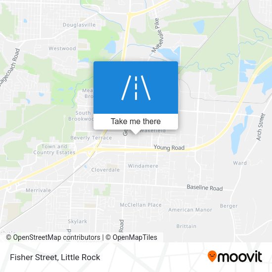 Mapa de Fisher Street