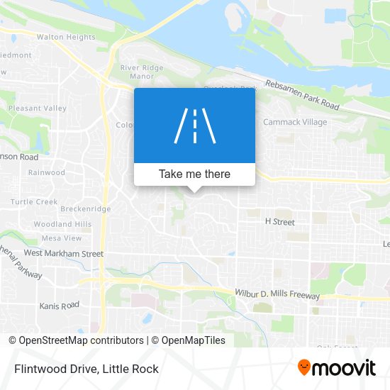 Flintwood Drive map