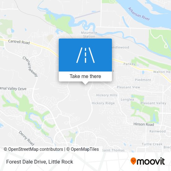 Forest Dale Drive map