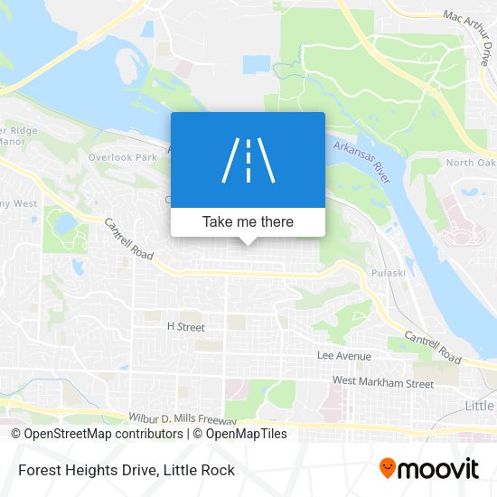 Forest Heights Drive map