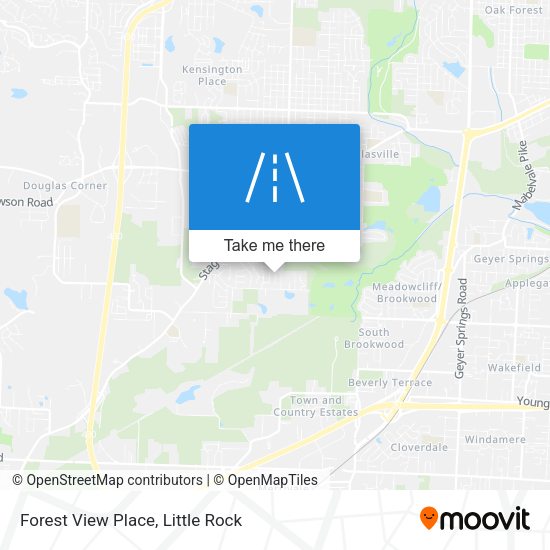 Forest View Place map