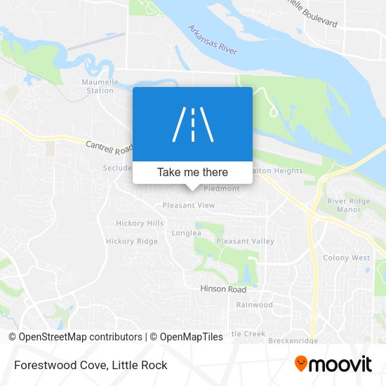 Forestwood Cove map