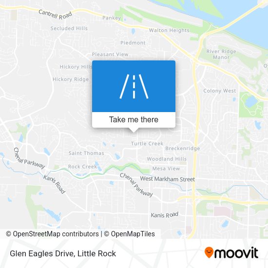 Glen Eagles Drive map