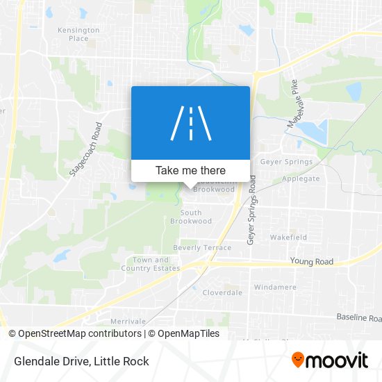 Glendale Drive map