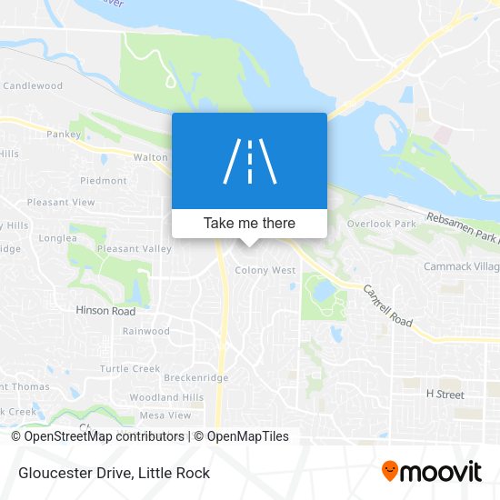 Gloucester Drive map