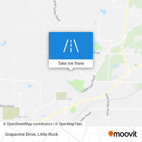 Grapevine Drive map