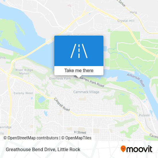 Greathouse Bend Drive map