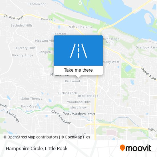 Hampshire Circle map