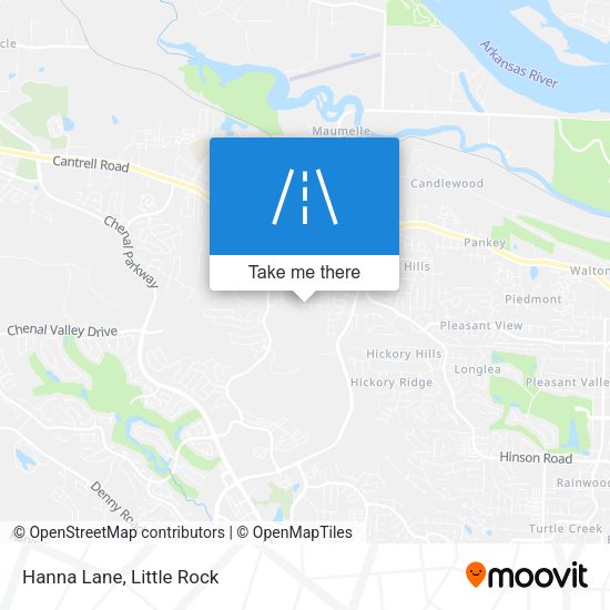 Mapa de Hanna Lane