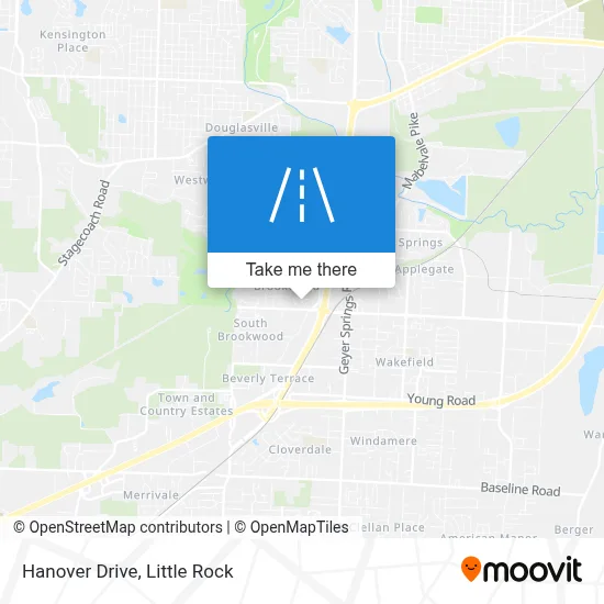 Hanover Drive map