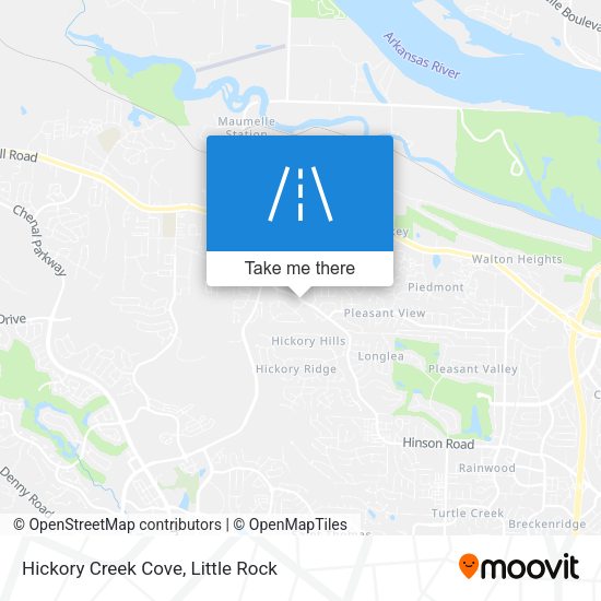 Hickory Creek Cove map