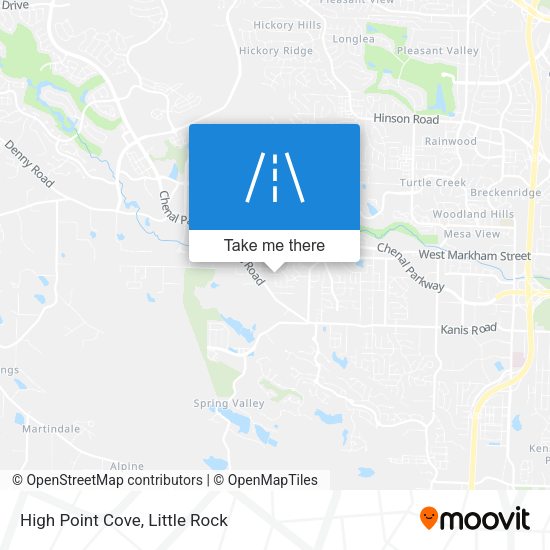 High Point Cove map