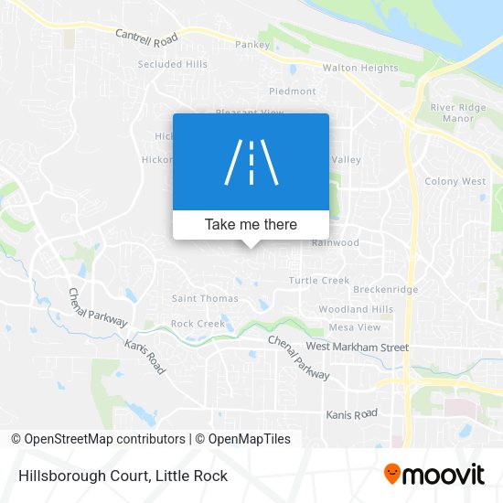 Hillsborough Court map