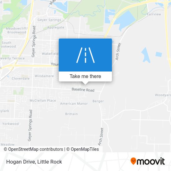 Mapa de Hogan Drive
