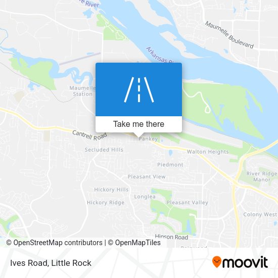 Mapa de Ives Road