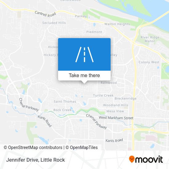 Jennifer Drive map