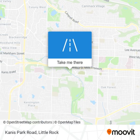 Kanis Park Road map