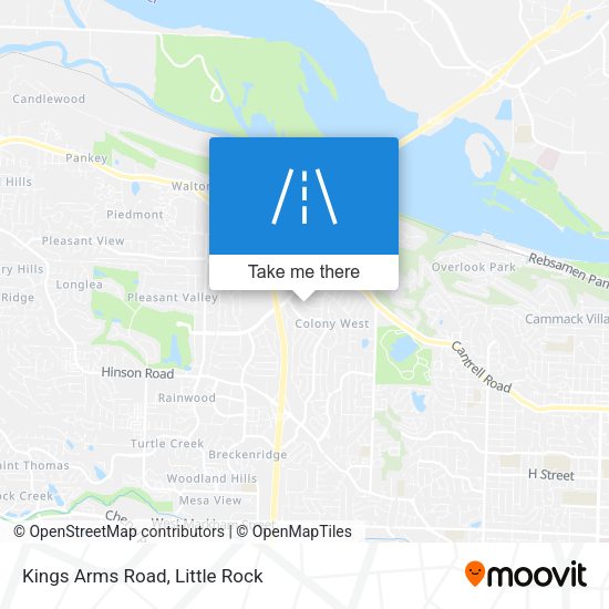 Kings Arms Road map