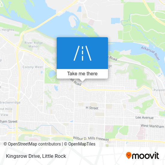 Mapa de Kingsrow Drive