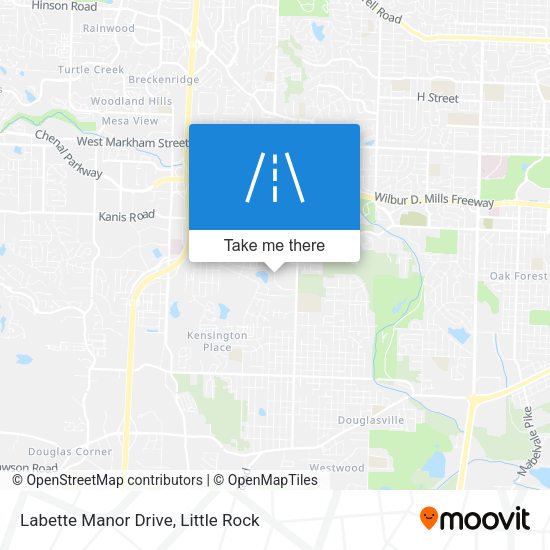 Mapa de Labette Manor Drive