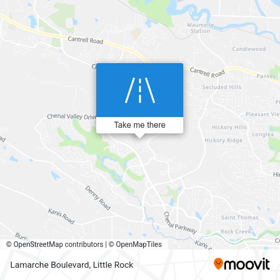 Lamarche Boulevard map