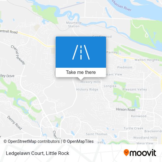 Ledgelawn Court map