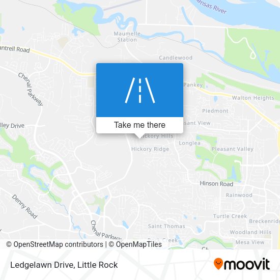 Ledgelawn Drive map