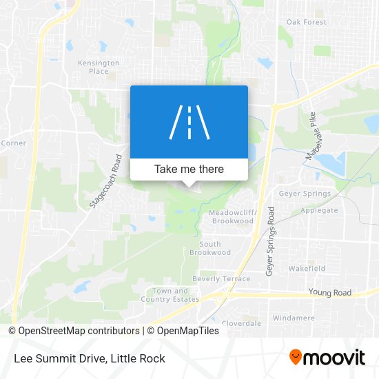 Mapa de Lee Summit Drive