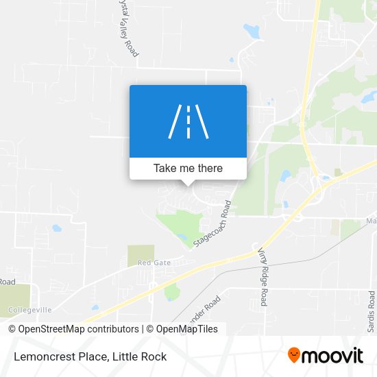 Lemoncrest Place map