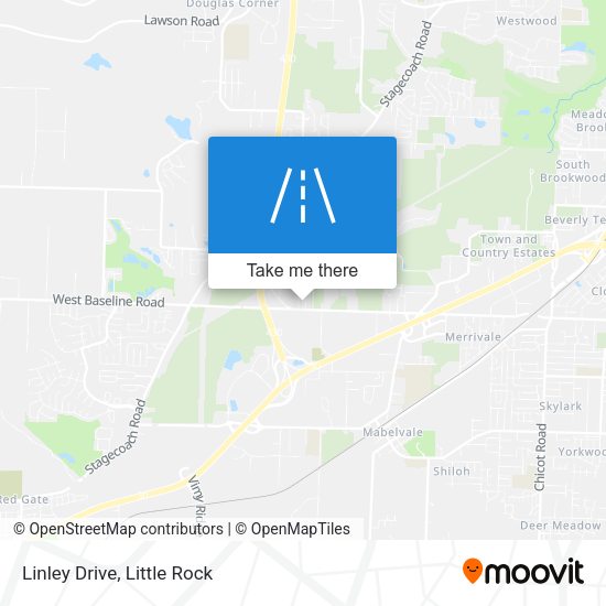 Linley Drive map