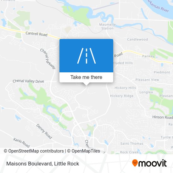 Maisons Boulevard map