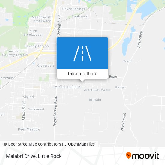 Malabri Drive map