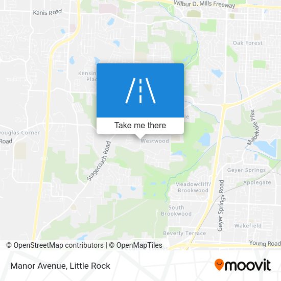 Mapa de Manor Avenue