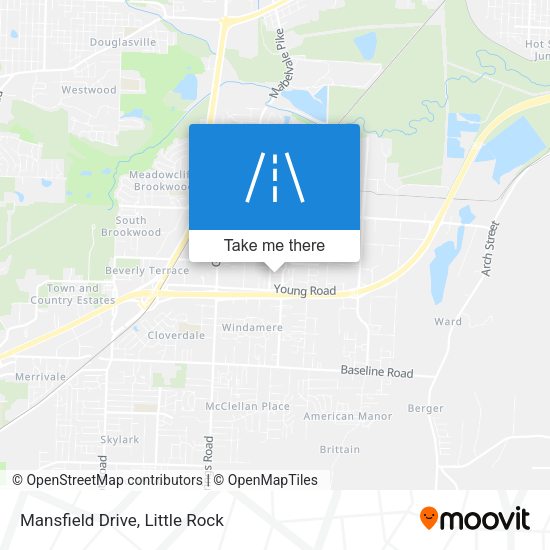 Mapa de Mansfield Drive