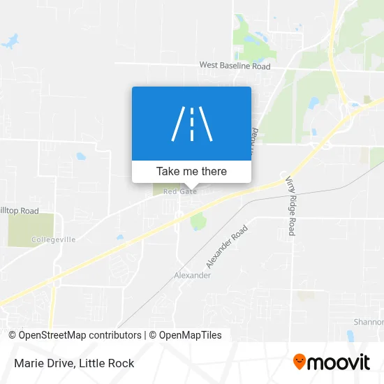 Marie Drive map