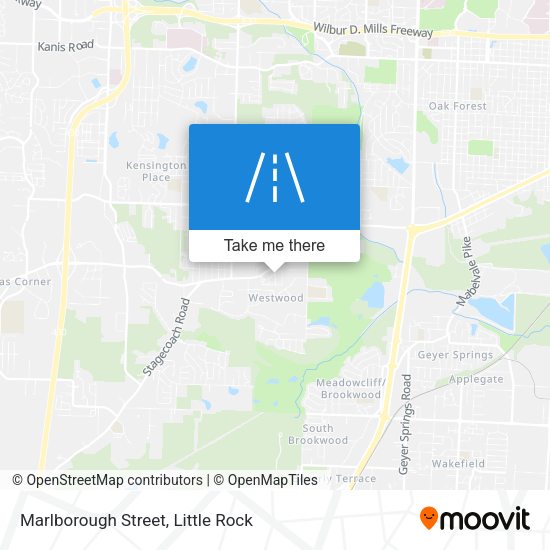 Marlborough Street map