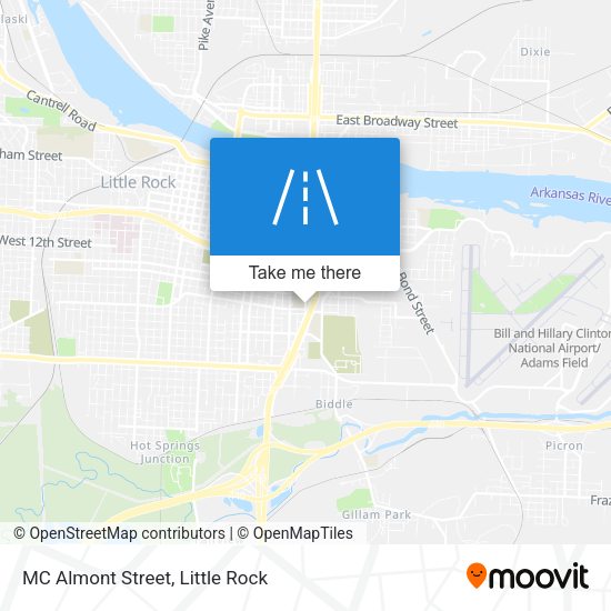 MC Almont Street map