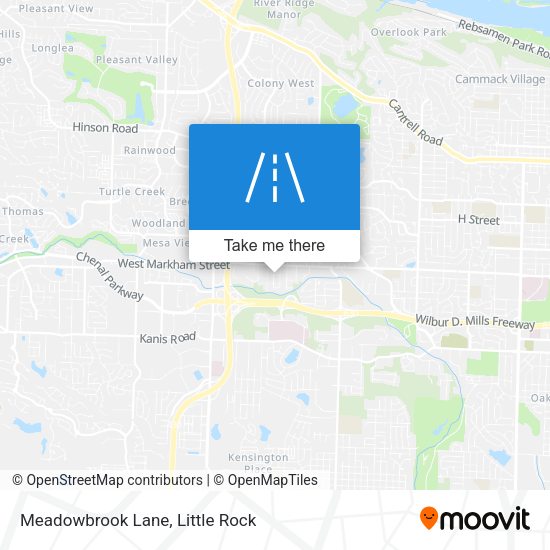 Mapa de Meadowbrook Lane
