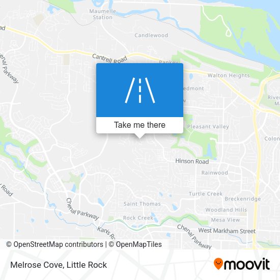 Mapa de Melrose Cove