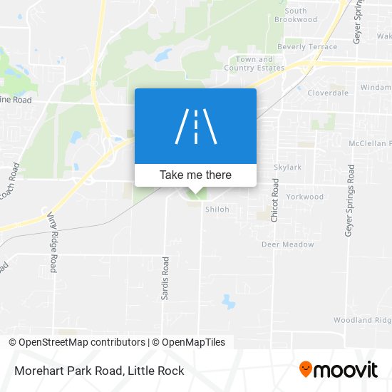 Mapa de Morehart Park Road