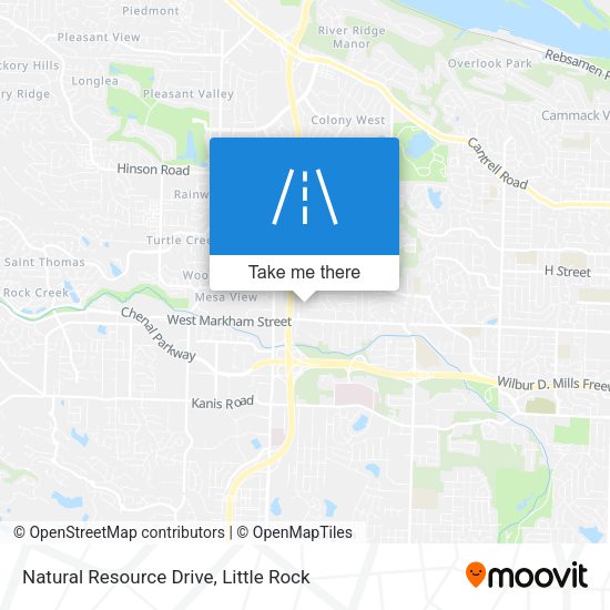 Natural Resource Drive map
