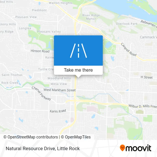 Natural Resource Drive map